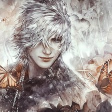 Схема вышивки «Парень»