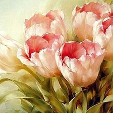 Схема вышивки «ТЮЛЬПАНЫ»