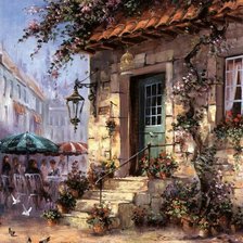 Схема вышивки «Дом»