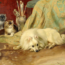 Схема вышивки «Неожиданная встреча»