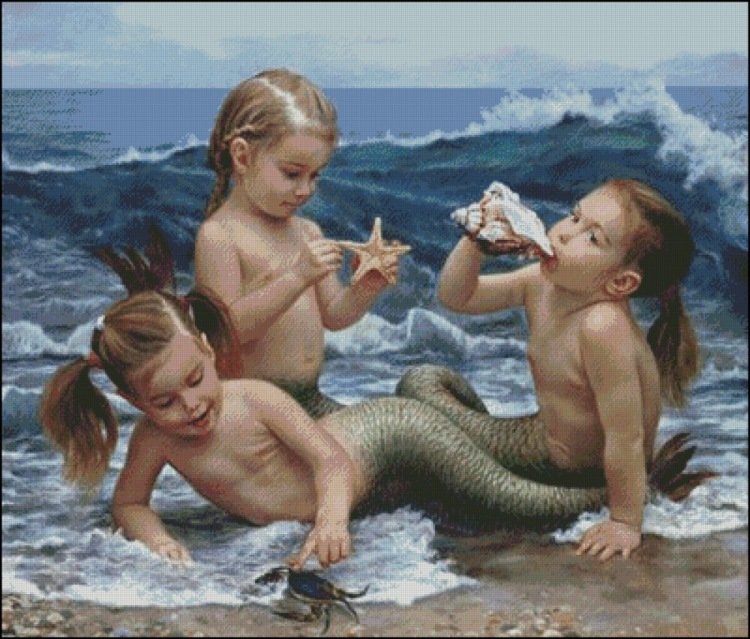 Маленькие русалочки - оригинал