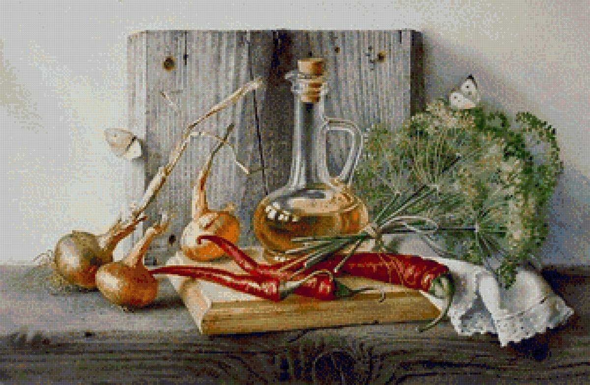 НАТЮРМОРТ - перец, овощи. - предпросмотр