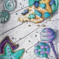 Схема вышивки «Морская композиция»