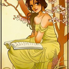 Схема вышивки «Красавица»