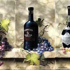 Схема вышивки «вино»