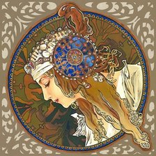 Схема вышивки «девушка»