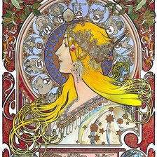 Схема вышивки «девушка»