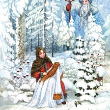 Схема вышивки «морозко»