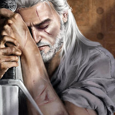 Схема вышивки «Геральт»