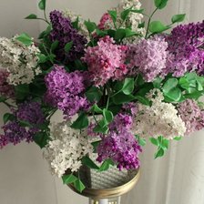 Схема вышивки «Сирень букет»