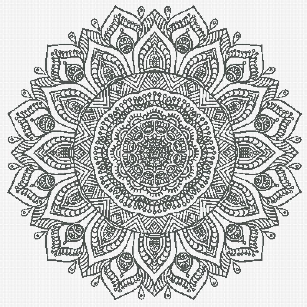 Антистресс - мандала - предпросмотр