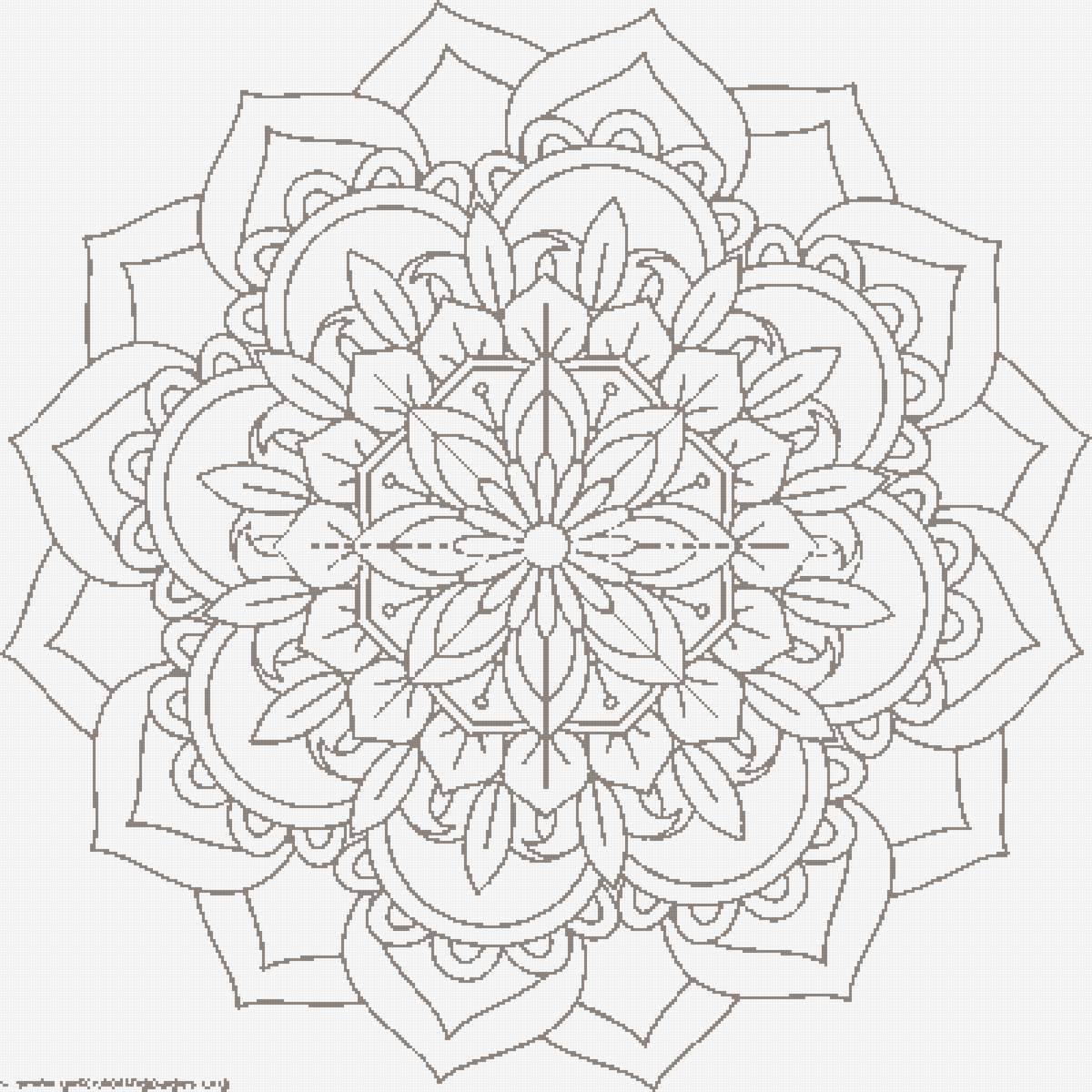 Антистресс - мандала - предпросмотр