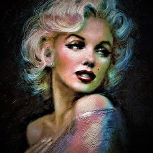 Схема вышивки «мерилин монро»