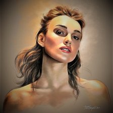 Схема вышивки «кира найтли»