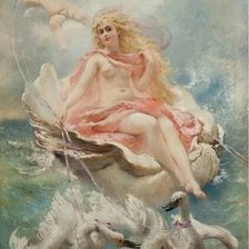 Схема вышивки «богиня воды»