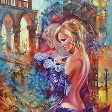 Схема вышивки «таинственные женщины»