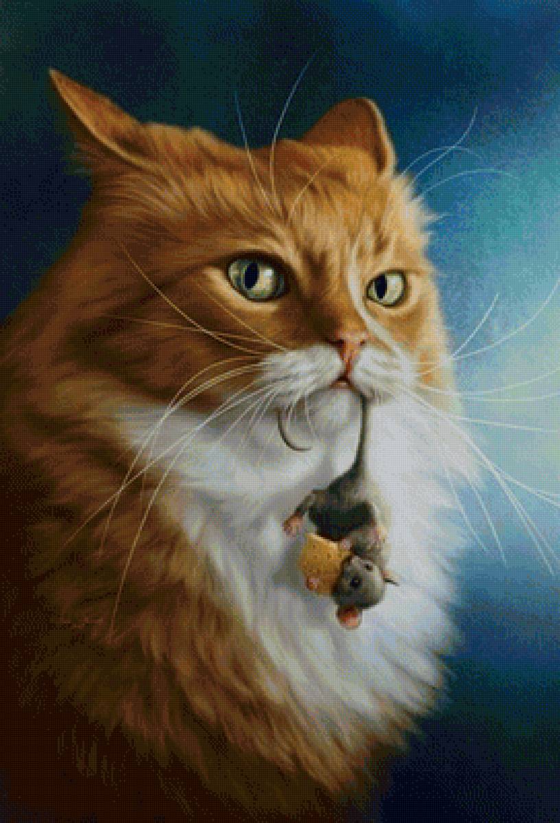 ловец - животные, кот - предпросмотр