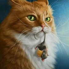 Схема вышивки «ловец»