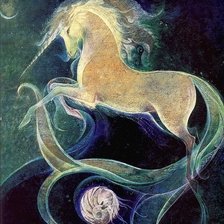 Схема вышивки «Лунный Единорог»