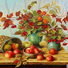 Схема вышивки «Осенний натюрморт.»