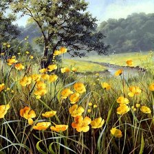 Схема вышивки «ПОЛЕВЫЕ ЦВЕТЫ»