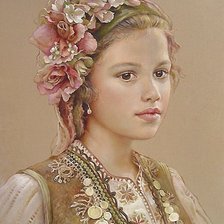 Схема вышивки «портрет»