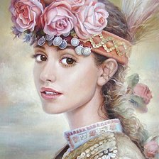 Схема вышивки «портрет»