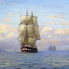 Схема вышивки «Худ. Лев Феликсович Лагорио.»