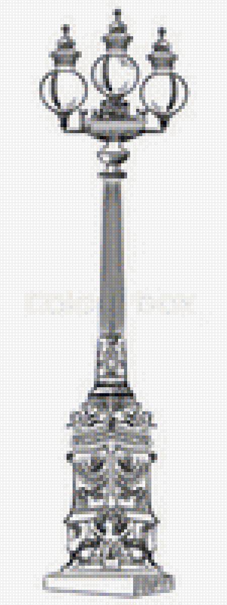 фонарь - монохром, фонарь - предпросмотр