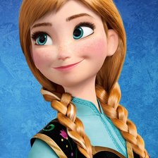 Схема вышивки «Frozen (Анна, "Холодное сердце)»
