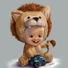 Схема вышивки «Тигра»