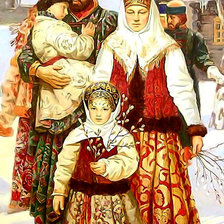 Схема вышивки «семья»