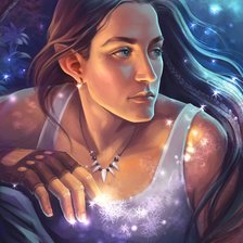 Схема вышивки «Он»