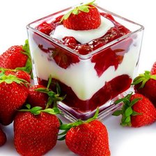 Схема вышивки «Клубника»