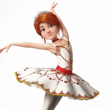 Схема вышивки «Балерина»