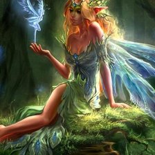 Схема вышивки «Фея»