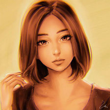 Схема вышивки «Портрет»