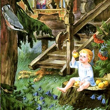 Схема вышивки «сказка про бабу ягу»