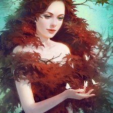 Схема вышивки «Осень»