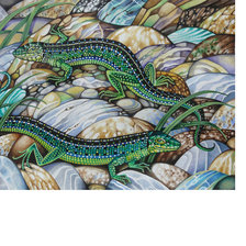 Схема вышивки «Ящерицы»