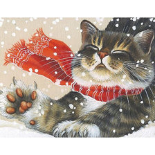 Схема вышивки «Серия "Коты".»