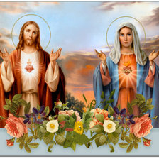 Схема вышивки «святые»