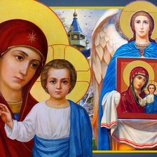 Схема вышивки «святые ангелы»