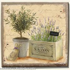 Схема вышивки «лаванда»