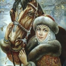 Схема вышивки «боярышня»