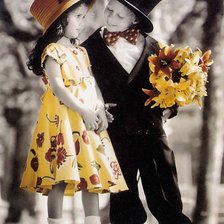 Схема вышивки «ბავშვები»