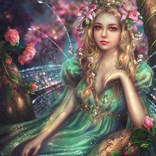 Схема вышивки «Фея»