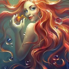 Схема вышивки «Русалка»