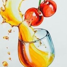 Схема вышивки «Вишни»