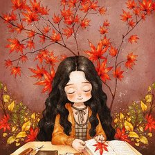 Схема вышивки «Девочка»